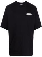 DSQUARED2 t-shirt à logo imprimé - Noir