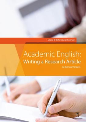 Academic Englisch : Writing a research article Academic Englisch : Writing a research article
