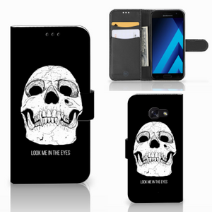 Telefoonhoesje met Naam Samsung Galaxy A5 2017 Skull Eyes