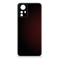 Xiaomi Redmi Note 12S TPU bumper Geruit Rood