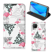 Huawei P40 Lite Hoesje maken Flamingo Triangle - thumbnail