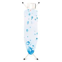 Brabantia strijkplank B met strijkijzerhouder - 124x38 cm - Ice Water