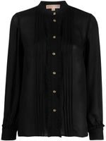 Michael Michael Kors ruffled buttoned shirt - Noir - thumbnail