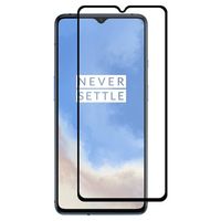 Hat Prince Full Size OnePlus 7T Screenprotector van Gehard Glas - Zwart