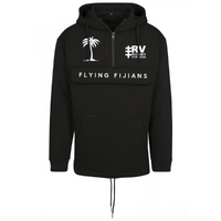 Rugby Vintage - Flying Fijians Anorak Hoodie - Zwart - thumbnail