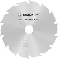 Bosch 1x PRO Construction Wood cirkelzaagblad voor gesnoerde handcirkelzagen (voor Constructiehout met mortel en spijkers, Hout met spijkers, Ø mm, Professional Accessoires Handcirkelzaag)