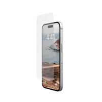 URBAN ARMOR GEAR Gehard glazen screenprotector Apple iPhone 16 (Dubbel gehard glas, anti-vingerafdruk, incl. montagekit, ultrahelder)