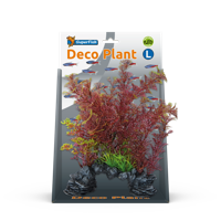 Superfish Deco Plant L Cabomba Red - Kunstplant voor Aquarium, Rood, Onderhoudsvrij