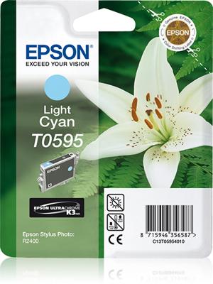 Epson Lily inktpatroon Light Cyan T0595 Ultra Chrome K3