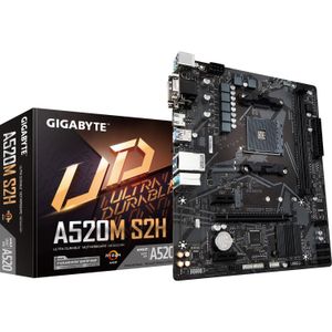 GIGABYTE A520M S2H moederbord AMD A520 Socket AM4 micro ATX