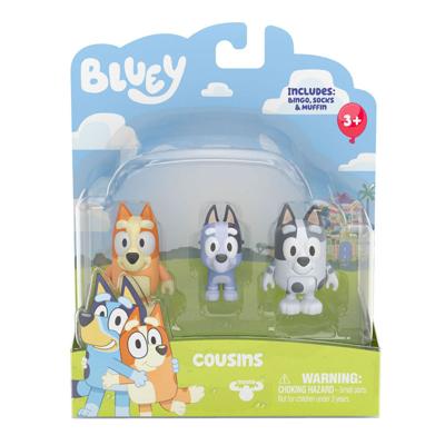 Moose Toys Bluey Speelfiguren Familie, 3st. Moose Toys Bluey Speelfiguren Familie, 3st.