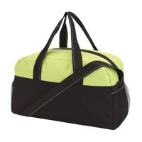 Sporttas model Fitness Master - 45 x 19 x 26 cm - limegroen/zwart