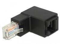 Delock 86424 Adapter RJ45-stekker naar boven haaks naar RJ45-aansluiting Cat.6 UTP - thumbnail