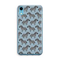 Zebra: iPhone XR Transparant Hoesje