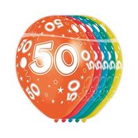 Folat - 50 Jaar Verjaardag Ballonnen 5 stuks