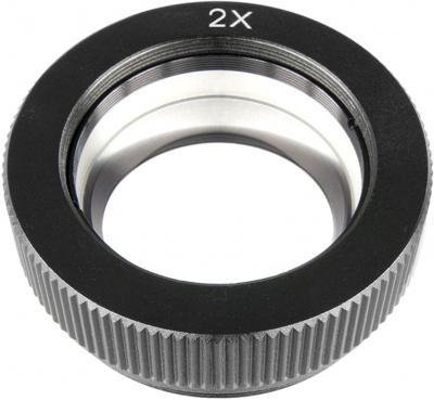 Bresser lens microscoop 2x glas zwart/transparant 2-delig