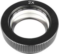 Bresser lens microscoop 2x glas zwart/transparant 2-delig