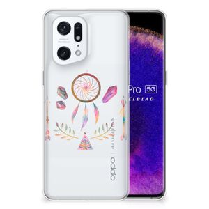 OPPO Find X5 Pro Telefoonhoesje met Naam Boho Dreamcatcher