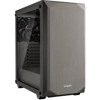 BeQuiet Pure Base 500 Windows Midi-tower PC-behuizing, Gaming-behuizing Metallic, Grijs 2 voorgeïnstalleerde ventilators, Zijvenster, Stoffilter, Geluidsdemping