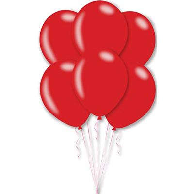 Amscan INT995460 latex ballonnen metallic rood, 25 stuks, 27,5 cm / 11, ballon