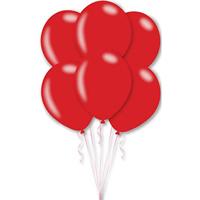 Amscan INT995460 latex ballonnen metallic rood, 25 stuks, 27,5 cm / 11, ballon
