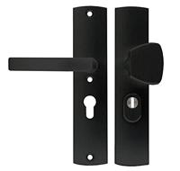 Axa Curve Veiligheidsbeslag PC55 met kerntrekbeveiliging knop/kruk SKG*** Zwart