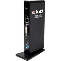 Club 3D USB Gen1 Type A Dual Display Docking Station - thumbnail