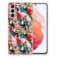 Samsung Galaxy S21 TPU Hoesje Birds - thumbnail