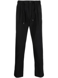 Herno drawstring-waistband slim-cut trousers - Noir