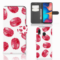 Samsung Galaxy A30 Book Cover Pink Macarons - thumbnail