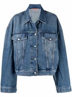 Acne Studios veste oversize en jean - Bleu - thumbnail