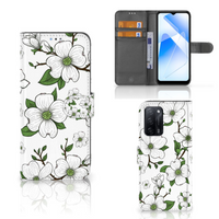 OPPO A16/A16s/A54s Hoesje Dogwood Flowers