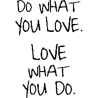 Do what you love - Muursticker - thumbnail