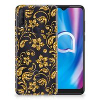 Alcatel 1S (2020) TPU Case Gouden Bloemen - thumbnail