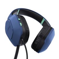 Trust GXT 415B Zirox Headset Bedraad Hoofdband Gamen Blauw - thumbnail