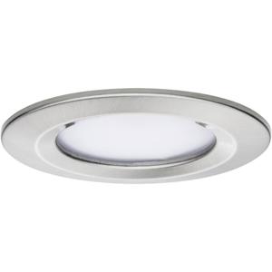 Paulmann Coin Slim LED-inbouwlamp voor badkamer Set van 3 stuks 6 W IP44 IJzer (geborsteld)