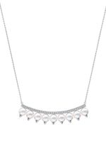 TASAKI collier Collection Line Danger en or blanc 18ct serti de diamants - Argent