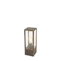 QAZQA Vintage staande buitenlamp antiek goud 40 cm IP44 - Charlois - thumbnail