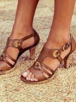 Summer Pu Slide Sandals