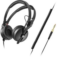 Sennheiser HD 25 Plus On Ear koptelefoon DJ Kabel Zwart - thumbnail