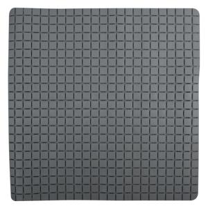 MSV Douche/bad anti-slip mat badkamer - rubber - grijs - 54 x 54 cm