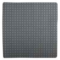 MSV Douche/bad anti-slip mat badkamer - rubber - grijs - 54 x 54 cm - thumbnail