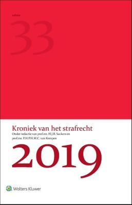 Kroniek van het strafrecht 2019 - H.J.B. Sackers - Paperback (9789013158632) Kroniek van het strafrecht 2019 - H.J.B. Sackers - Paperback (9789013158632)