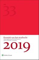 Kroniek van het strafrecht 2019 - H.J.B. Sackers - Paperback (9789013158632)