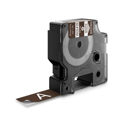 DYMO 1805418 labelprinter-tape Wit op bruin
