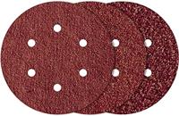 wolfcraft Set zelfhechtende schuurschijven 12-delig, voor hout/metaal I 1838000