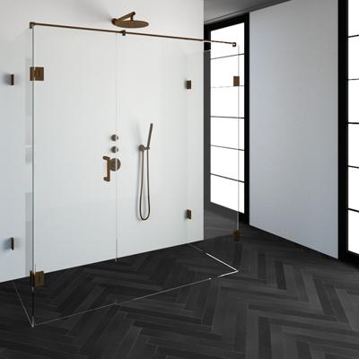 Sanituba Complete Profielloze Douchecabine XL 180x80cm koper Sanituba Complete Profielloze Douchecabine XL 180x80cm koper