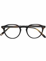 Garrett Leight lunettes de vue Royce - Marron