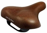 Selle San Remo Zadel San Remo Lugano Vacuum Handgreep Bruin (Kaart)