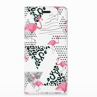 Nokia 3.1 (2018) Hoesje maken Flamingo Triangle